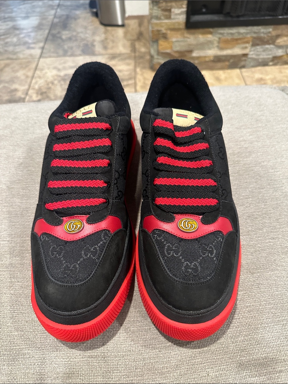 Men’s Black and Red Sneakers size 44